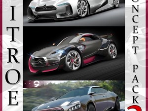 citroen concept pack 2 3Dモデル