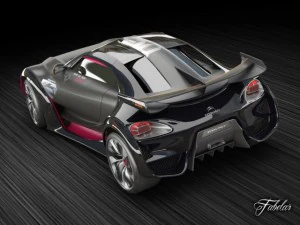 citroen concept pack 2 3D Model