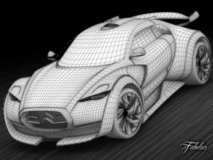 citroen concept pack 2 3D Model