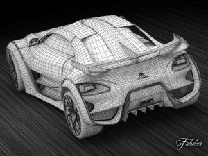 citroen concept pack 2 3Dモデル