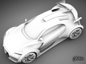 citroen concept pack 2 3Dモデル