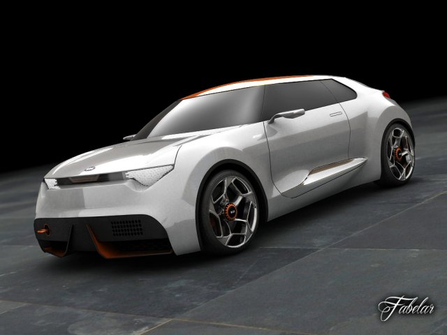 kia provo concept 3D Model .c4d .max .obj .3ds .fbx .stl .blend 