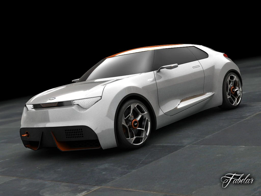 kia provo concept 3D Model .c4d .max .obj .3ds .fbx .stl .blend 