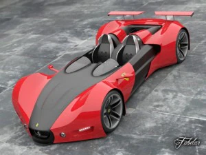 ferrari celeritas 3D Model