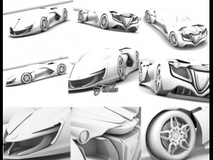 ferrari impronta concept 3D Model