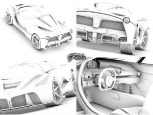 Laferrari 20 3D Модель