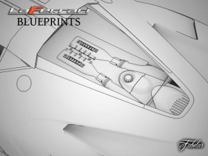 laferrari blueprints 3D Model