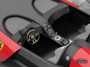 ferrari celeritas blueprints 3D Model