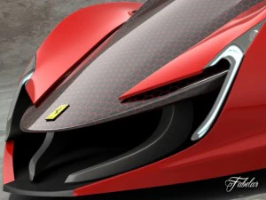 ferrari impronta blueprints 3D Model