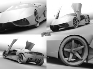 ferrari ego concept Modèle 3D