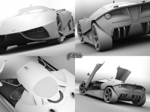 ferrari ego concept Modèle 3D