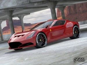 ferrari 612 gto concept 3D Model