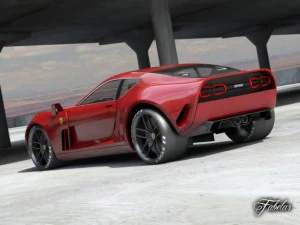 ferrari 612 gto concept 3D Model