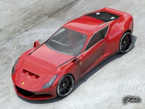 ferrari 612 gto concept 3D Model