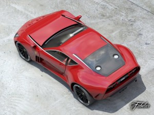 ferrari 612 gto concept 3Dモデル