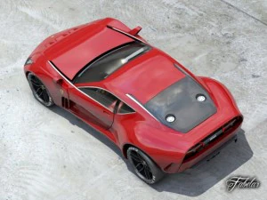 ferrari 612 gto concept 3D Model