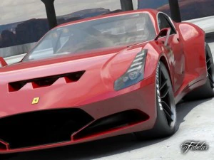 ferrari 612 gto concept 3D Model