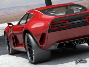 ferrari 612 gto concept 3D Model