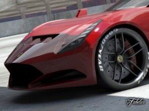 ferrari 612 gto concept 3Dモデル