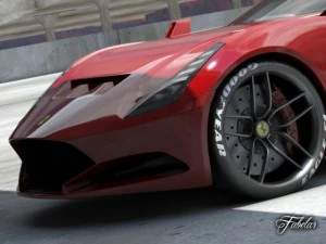 ferrari 612 gto concept 3D Model