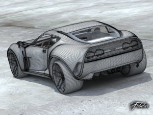 ferrari 612 gto concept 3Dモデル