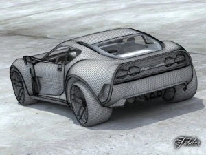 ferrari 612 gto concept 3D Model