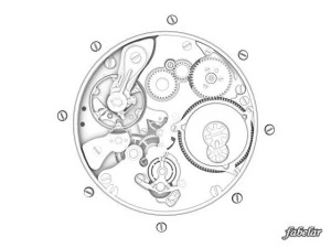 watch mechanism coll 2 3D Model