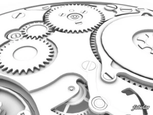 watch mechanism coll 2 3D Model