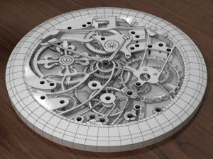 watch mechanism coll 2 3D Model