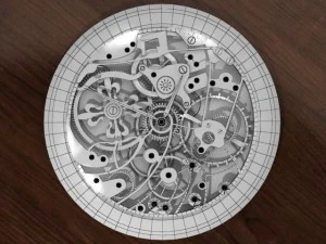 watch mechanism coll 2 3D Model
