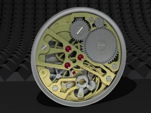 watch mechanism coll 2 3D 模型