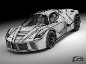 ferrari laferrari 3D 모델