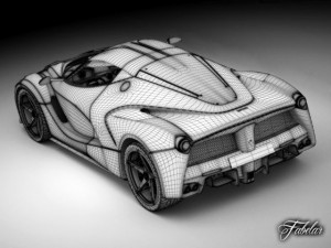 ferrari laferrari 3D 모델