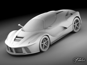 ferrari laferrari 3D 모델