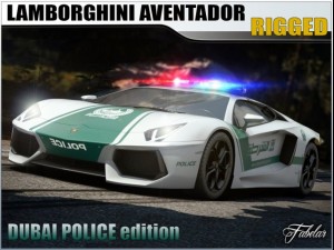 aventador dubai police 3D 모델
