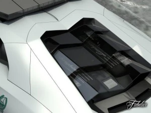 aventador dubai police 3D Model