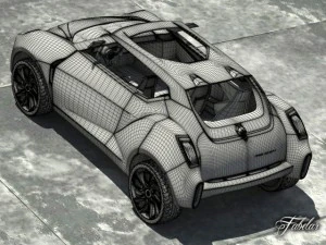 mg icon concept 3D Model