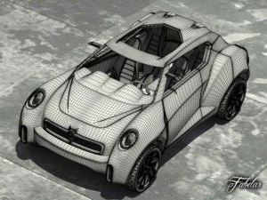 mg icon concept 3D Model