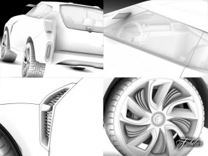 mg icon concept 3D Model