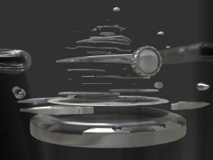 watch mechanism coll 3 3D Model
