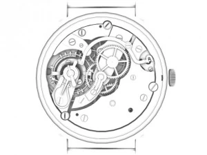 watch mechanism coll 3 3D Model