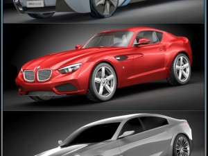 bmw concept pack 2 Modelo 3D