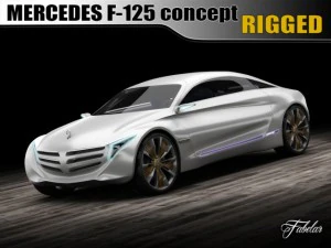 mercedes f125 concetto Modello 3D