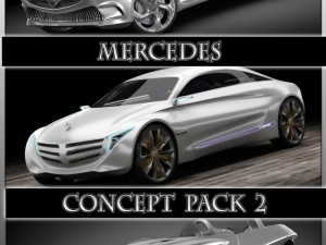 mercedes concept pack 2 3D Model
