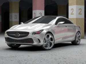 mercedes concept pack 2 3D Model