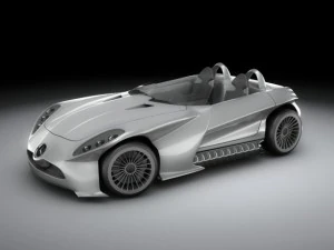 mercedes concept pack 2 3D Model