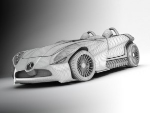 mercedes concept pack 2 3D Model