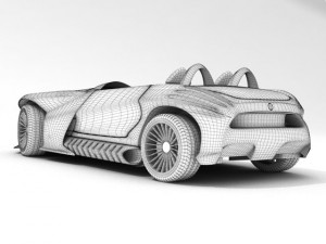 mercedes concept pack 2 3D Model