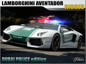 pol&iacute;cia de dubai vol1 Modelo 3D