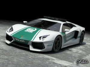 pol&iacute;cia de dubai vol1 Modelo 3D